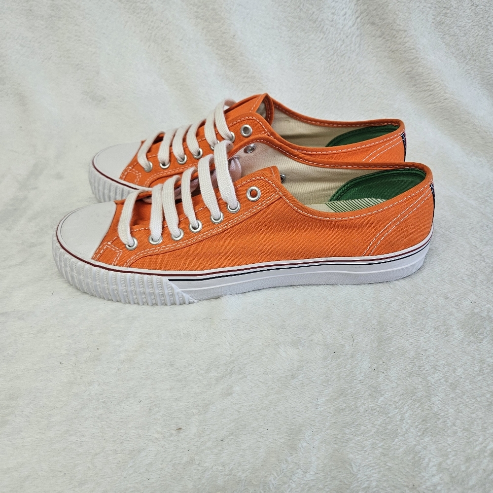 PF Flyers Center Lo Orange Men Size 10 womens size 11.5 Shoes Low Top Sneakers